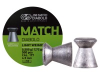 JSB Green Match Light Weight .177 Cal, 7.72 Grains, Wadcutter, 500ct