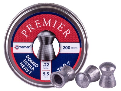 Crosman Premier .22 Cal, 19 Grains, Domed, 200ct