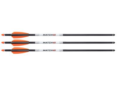 Wicked Ridge Match 400 Carbon Arrows w/Alpha-Nock HP, 3 Pack