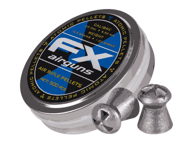 FX Atomic Pellets, .22 Cal, 15.9gr, Hollowpoint, 500 ct