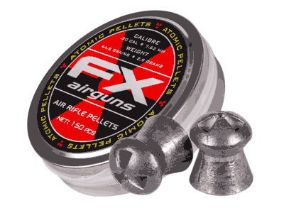 FX Atomic Pellets, .30 Cal, 44.8gr, Hollowpoint, 150 ct