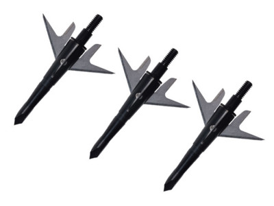 Swhacker Hybrid 4 Blade 100 Grain, Bleeder Blade Broadhead, 3 Pack