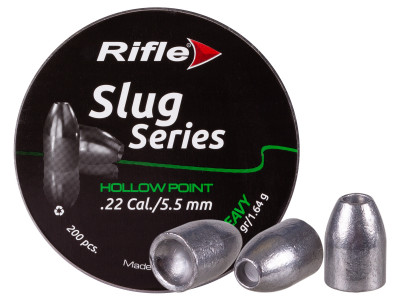 Rifle Slug Series, .22cal, Heavy, 25.3gr, Hollowpoint, 200ct