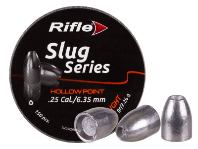 Rifle Slug Series, .25cal, Light, 34.87gr, Hollowpoint, 150ct