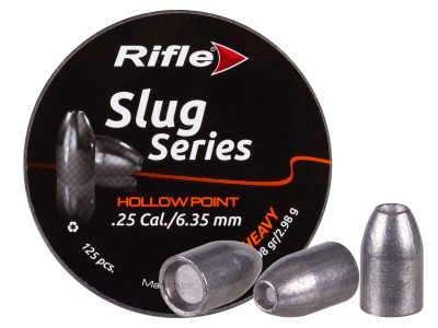 Rifle Slug Series, .25cal, Heavy, 45.98gr, Hollowpoint, 125ct