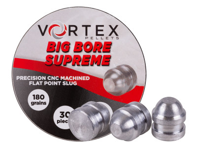 Hatsan Vortex Big Bore Supreme Slugs .45 Cal, 180gr, Flat Point, 30ct