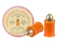 Skenco Hyper-Velocity Field Pellets, Type 1 for Standard Guns, .177 Cal, 5.4 Grains, Pointed, Lead-Free, 200ct