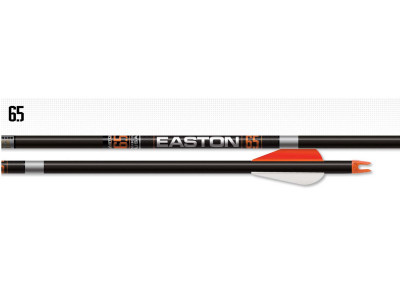 Easton Hunter Classic 6.5 250 Spine Arrows, 2" Bully Vanes, 6 Pack