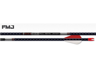 Easton Full Metal Jacket 5mm 250 Spine Arrows, 6 Pack