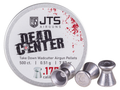 JTS Dead Center Precision .177 cal, 7.87 Grains, Wadcutter, 500ct