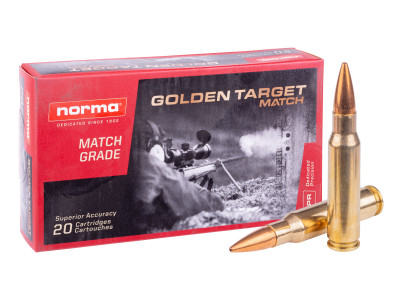 Norma .308 Winchester Golden Target, 168gr, 20ct