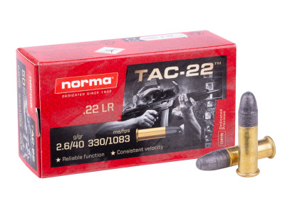 Norma .22LR TAC-22, 40gr, 50ct