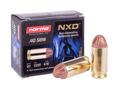 Norma .40 S&W NXD, 93gr, 20ct