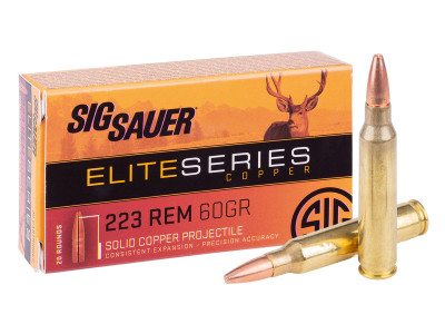 SIG Sauer .223 Remington Elite Series Copper, 60gr, 20ct