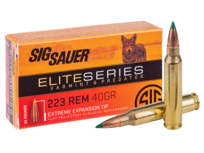 SIG Sauer .223 Remington Varmint & Predator Extreme Expansion, 40gr, 20ct