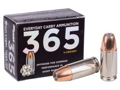 SIG Sauer 9mm Luger Elite V-Crown 365 JHP, 115gr, 20ct