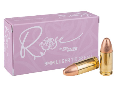 SIG Sauer 9mm Luger Elite Ball Rose FMJ, 115gr, 50ct