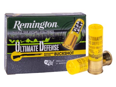Remington 20GA Ultimate Defense Buckshot 17 Pellet, 3 Buck, 5ct