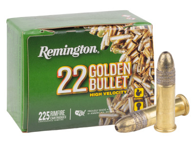 Remington .22LR 22 Golden Bullet HP, 36gr, 225ct