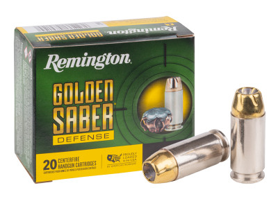 Remington .40 S&W Golden Saber Defense BJHP, 180gr, 20ct