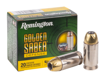 Remington .45 Auto +P Golden Saber Defense BJHP, 185gr, 20ct