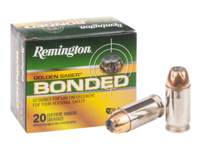 Remington .45 Auto Golden Saber Bonded JHP, 185gr, 20ct