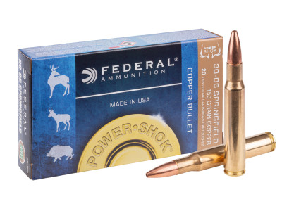 Federal .30-06 Springfield Power-Shok Copper, 150gr, 20ct