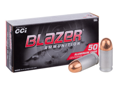 Blazer .380 Auto Blazer Aluminum FMJ, 95gr, 50ct