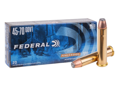 Federal .45-70 Government Power-Shok Rifle JSP, 300gr, 20ct