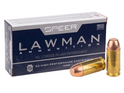 Speer .40 S&W Lawman Handgun Training TMJ, 165gr, 50ct