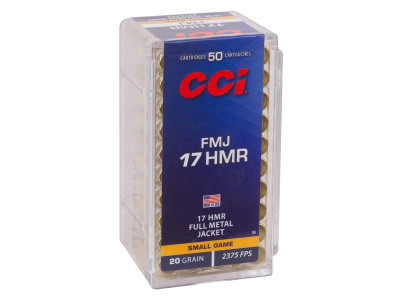 CCI .17 HMR Full Metal Jacket, 20gr, 50ct