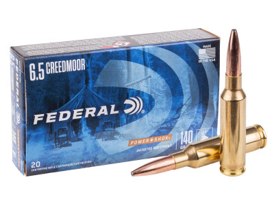 Federal 6.5 Creedmoor Power-Shok Rifle JSP, 140gr, 20ct