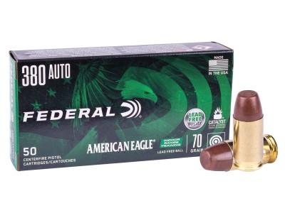Federal .380 ACP American Eagle Lead Free IRT, 70gr, 50ct