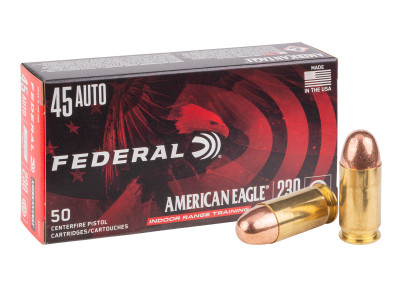 Federal .45 Auto American Eagle TMJ, 230gr, 50ct