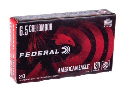 Federal 6.5 Creedmoor American Eagle Rifle OTM, 120gr, 20ct