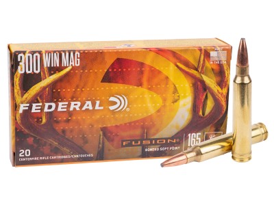 Federal .300 Winchester Magnum Fusion Soft Point, 165gr, 20ct