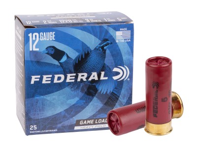 Federal 12GA Game Load Upland Heavy Field 1 1/4oz, 5 Shot, 25ct