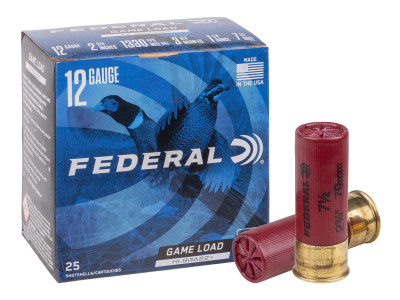 Federal 12GA Game Load Upland Hi-Brass 1 1/4oz, 7.5 Shot, 25ct