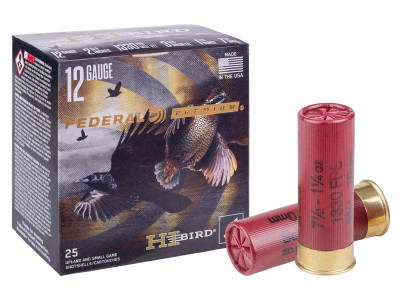 Federal 12GA Hi-Bird 1 1/4oz, 7.5 Shot, 25ct