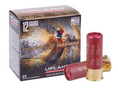 Federal Premium 12GA Upland High Velocity 1 1/8oz, 7.5 Shot, 25ct