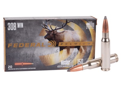 Federal Premium .308 Winchester Nosler Partition, 150gr, 20ct