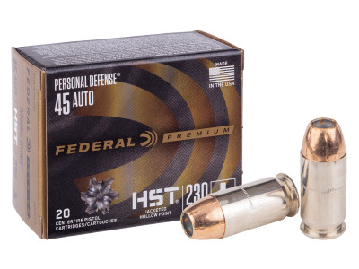 Federal Premium .45 Auto Personal Defense HST, 230gr, 20ct