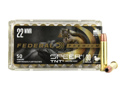 Federal Premium .22 WMR Varmint & Predator Speer TNT, 30gr, 50ct