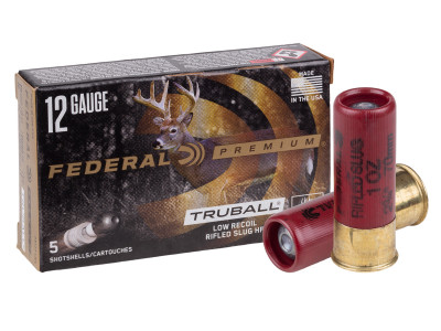 Federal Premium 12GA TruBall Rifled Slug 1oz, 5ct
