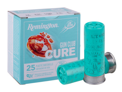 Remington 12GA Gun Club CURE 1 1/8oz, 8 Shot, 25ct
