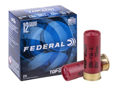Federal 12GA Top Gun 1 1/8oz, 8 Shot, 25ct
