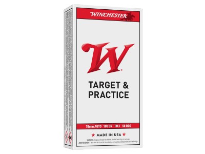Winchester 10mm Auto USA Target and Practice FMJ, 180gr, 50ct