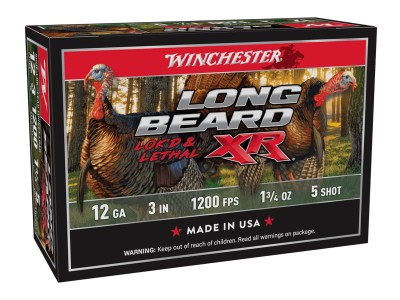 Winchester 12GA Long Beard XR Lok'd & Lethal 1 3/4oz, 5 Shot, 10ct
