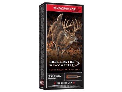 Winchester .270 WSM Ballistic Silvertip, 150gr, 20ct