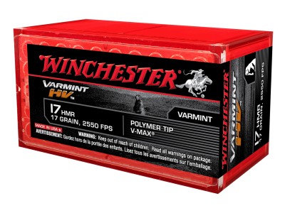 Winchester .17 HMR Varmint HV V-Max, 17gr, 50ct